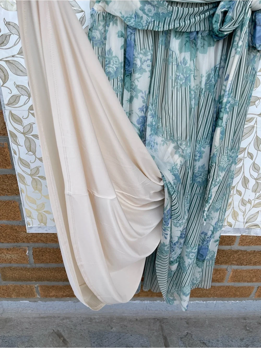 Abercrombie & Fitch Floral Maxi Dress M Coquette Cottagecore Knit Sleeveless
